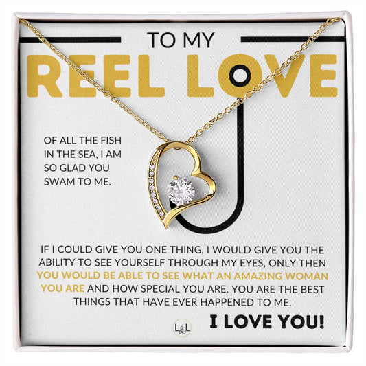 Of All The Fish - Fishing Gift For Her From A Man Who Loves Fishing