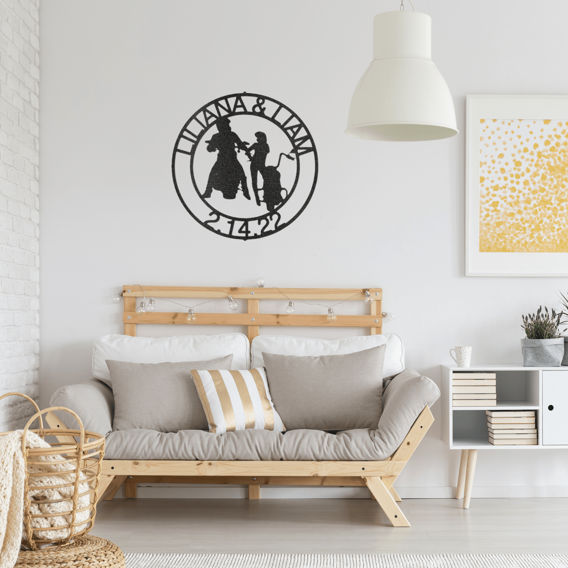 Pair of Bikers | Personalized Motorcycle Metal Sign - Metal Wall Art - Personalized Gift