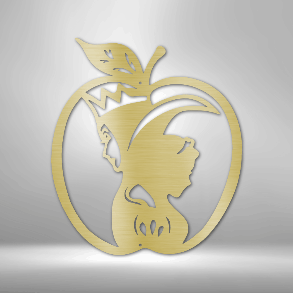 Poison Apple | Personalized Fairytale Metal Sign - Metal Wall Art - Personalized Gift