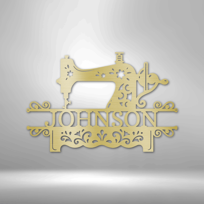 Sewing | Personalized Hobby Metal Sign - Metal Wall Art - Personalized Gift