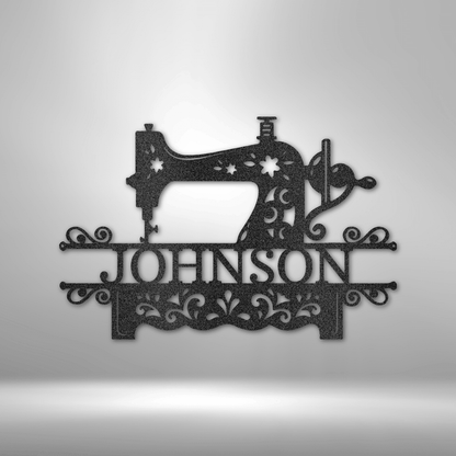 Sewing | Personalized Hobby Metal Sign - Metal Wall Art - Personalized Gift