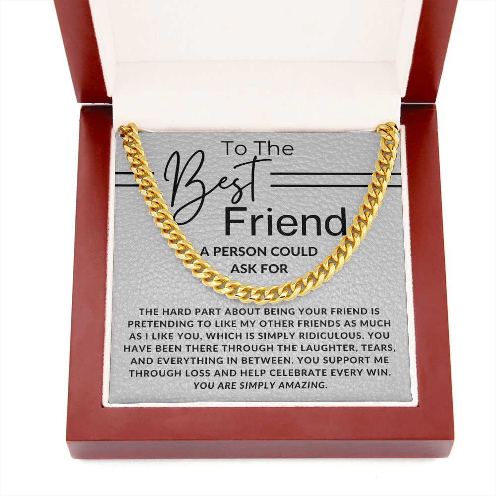 Simply Ridiculous - Gift for Guy Best Friend, Bonus Brother - Jewelry - Personalized Gift