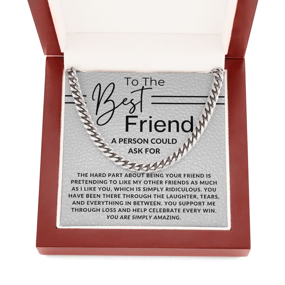 Simply Ridiculous - Gift for Guy Best Friend, Bonus Brother - Jewelry - Personalized Gift