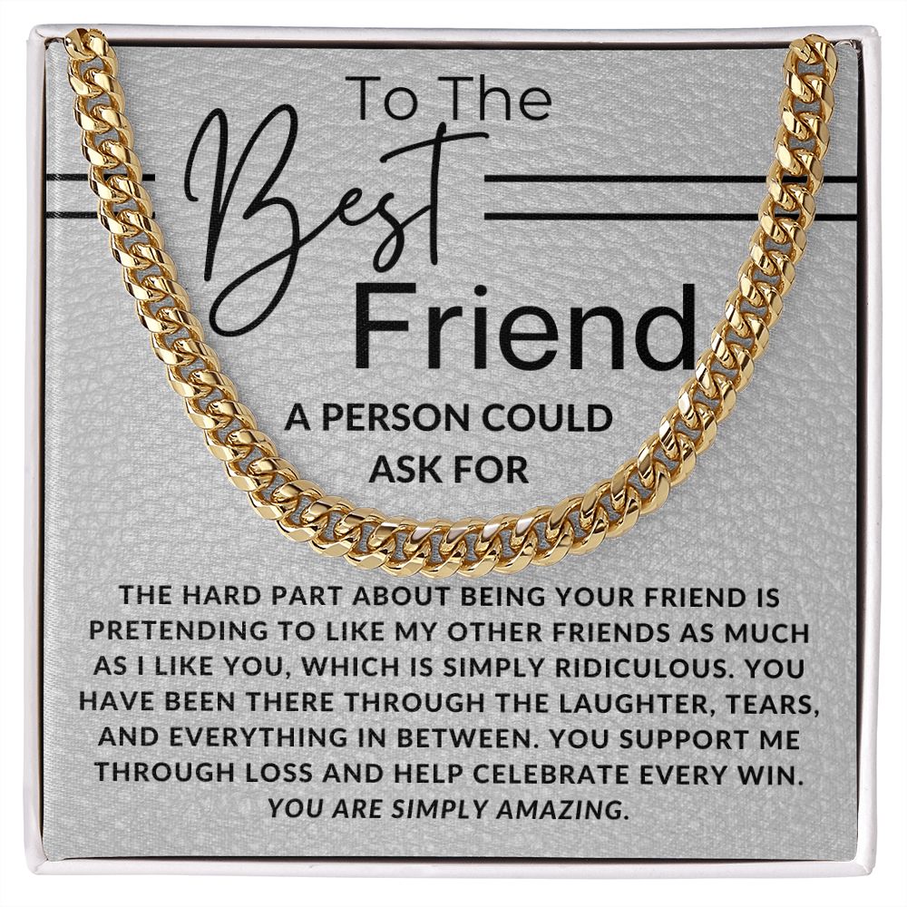 Simply Ridiculous - Gift for Guy Best Friend, Bonus Brother - Jewelry - Personalized Gift