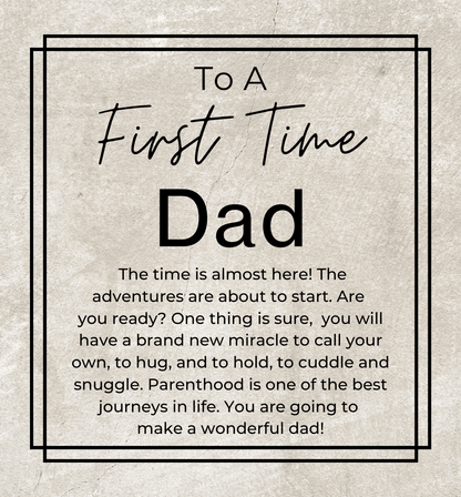 The Adventures are About to Start - Openwork Skeleton Watch + LED Watch Box - Gift for a First Time Dad - Jewelry - Personalized Gift