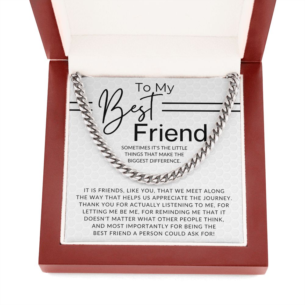 The Little Things - Gift for Guy Best Friend, Bonus Brother - Jewelry - Personalized Gift