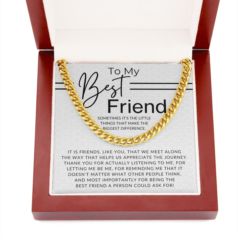 The Little Things - Gift for Guy Best Friend, Bonus Brother - Jewelry - Personalized Gift