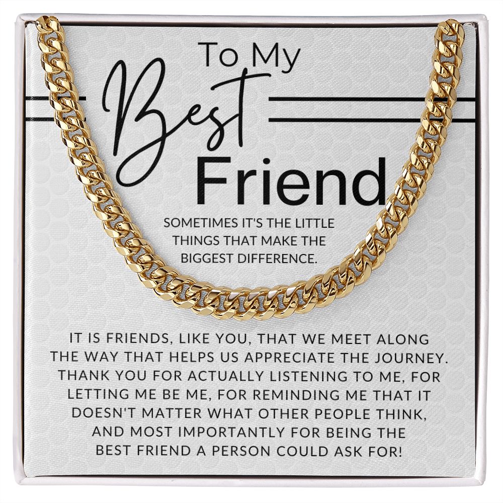 The Little Things - Gift for Guy Best Friend, Bonus Brother - Jewelry - Personalized Gift