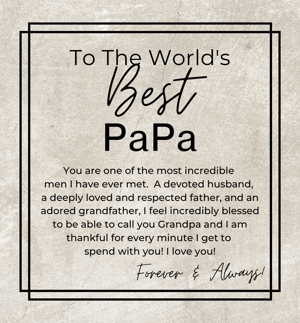 The World's Best PaPa - Openwork Skeleton Watch + LED Watch Box - Gift for PaPa - Jewelry - Personalized Gift