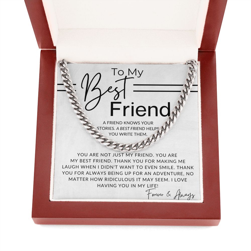 Writing My Story - Gift for Best Friend, Bonus Brother - Jewelry - Personalized Gift
