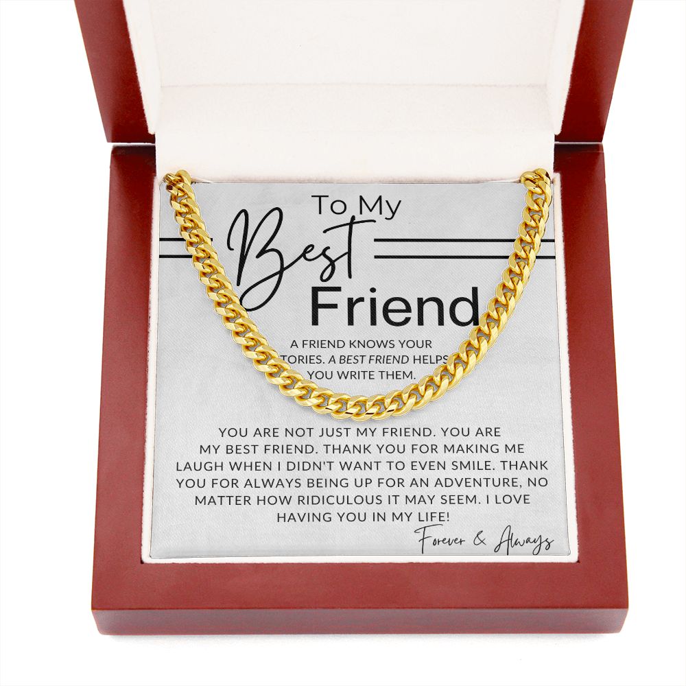 Writing My Story - Gift for Best Friend, Bonus Brother - Jewelry - Personalized Gift