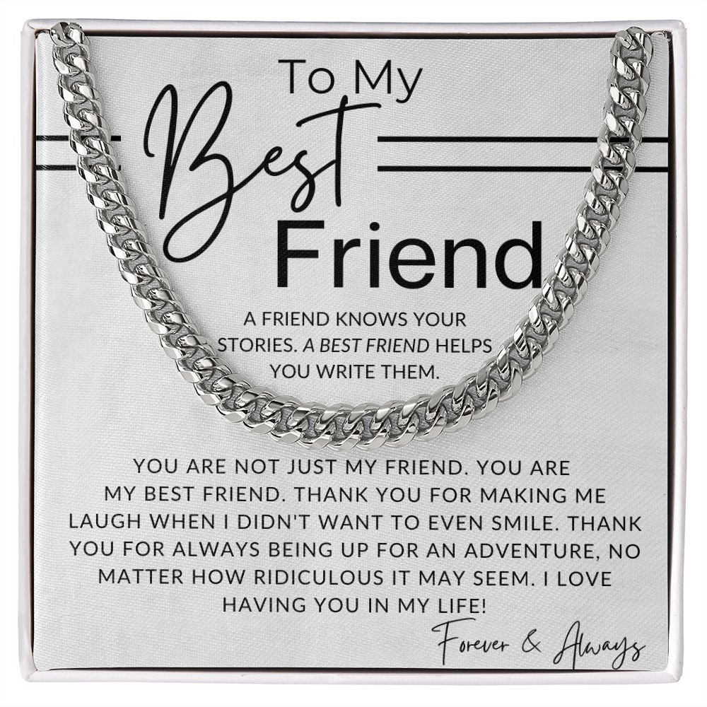 Writing My Story - Gift for Best Friend, Bonus Brother - Jewelry - Personalized Gift