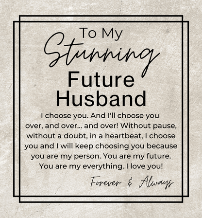 You Are My Future - Openwork Skeleton Watch + LED Watch Box - Gift for Future Husband - Jewelry - Personalized Gift