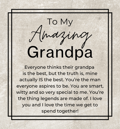 You Are The Thing Legends Are Made Of - Openwork Skeleton Watch + LED Watch Box - Gift for Grandpa - Jewelry - Personalized Gift