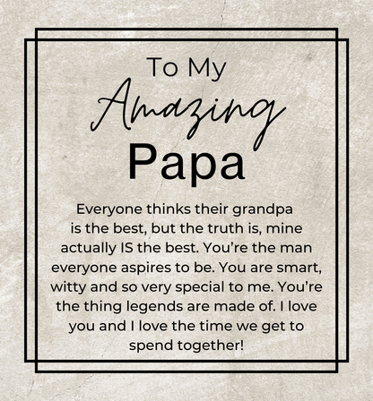 You Are The Thing Legends Are Made Of - Openwork Skeleton Watch + LED Watch Box - Gift for Papa - Jewelry - Personalized Gift