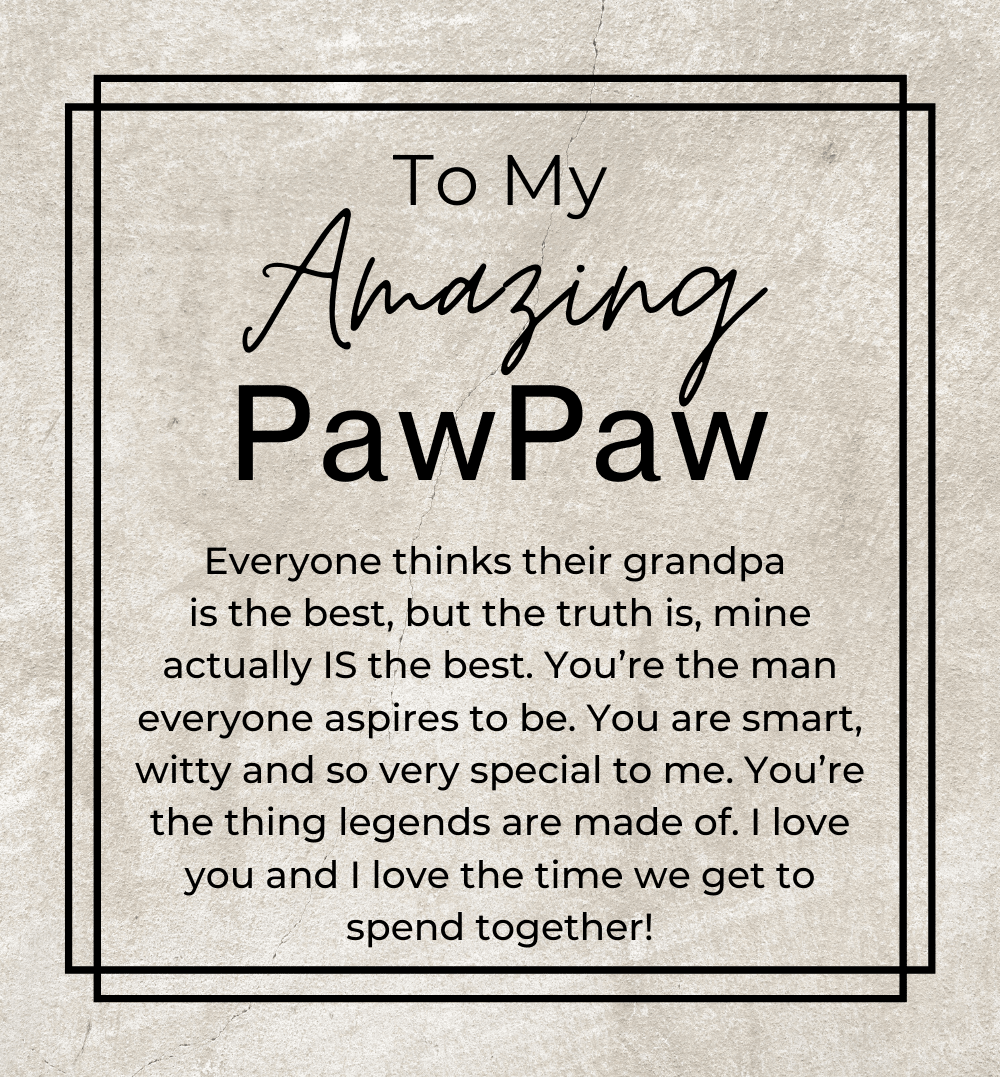 You Are The Thing Legends Are Made Of - Openwork Skeleton Watch + LED Watch Box - Gift for PawPaw - Jewelry - Personalized Gift