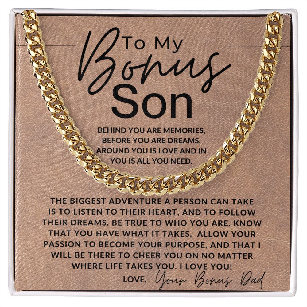 You Got What It Takes - To My Bonus Son (Gift From Bonus Dad) - Jewelry - Personalized Gift