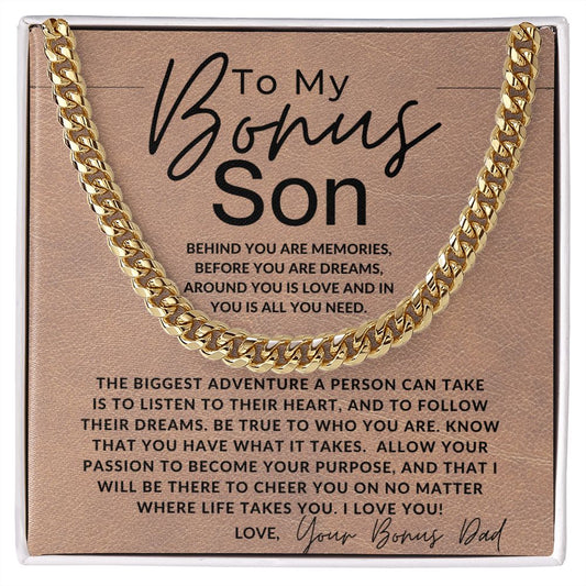 You Got What It Takes - To My Bonus Son (Gift From Bonus Dad) - Jewelry - Personalized Gift