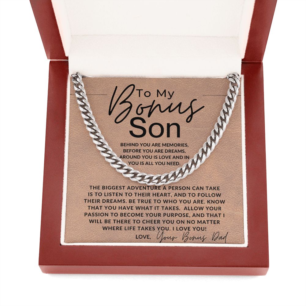 You Got What It Takes - To My Bonus Son (Gift From Bonus Dad) - Jewelry - Personalized Gift