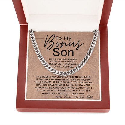 You Got What It Takes - To My Bonus Son (Gift From Bonus Dad) - Jewelry - Personalized Gift