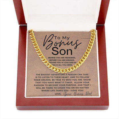 You Got What It Takes - To My Bonus Son (Gift From Bonus Dad) - Jewelry - Personalized Gift
