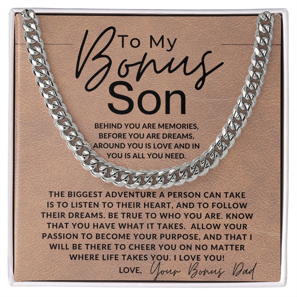 You Got What It Takes - To My Bonus Son (Gift From Bonus Dad) - Jewelry - Personalized Gift