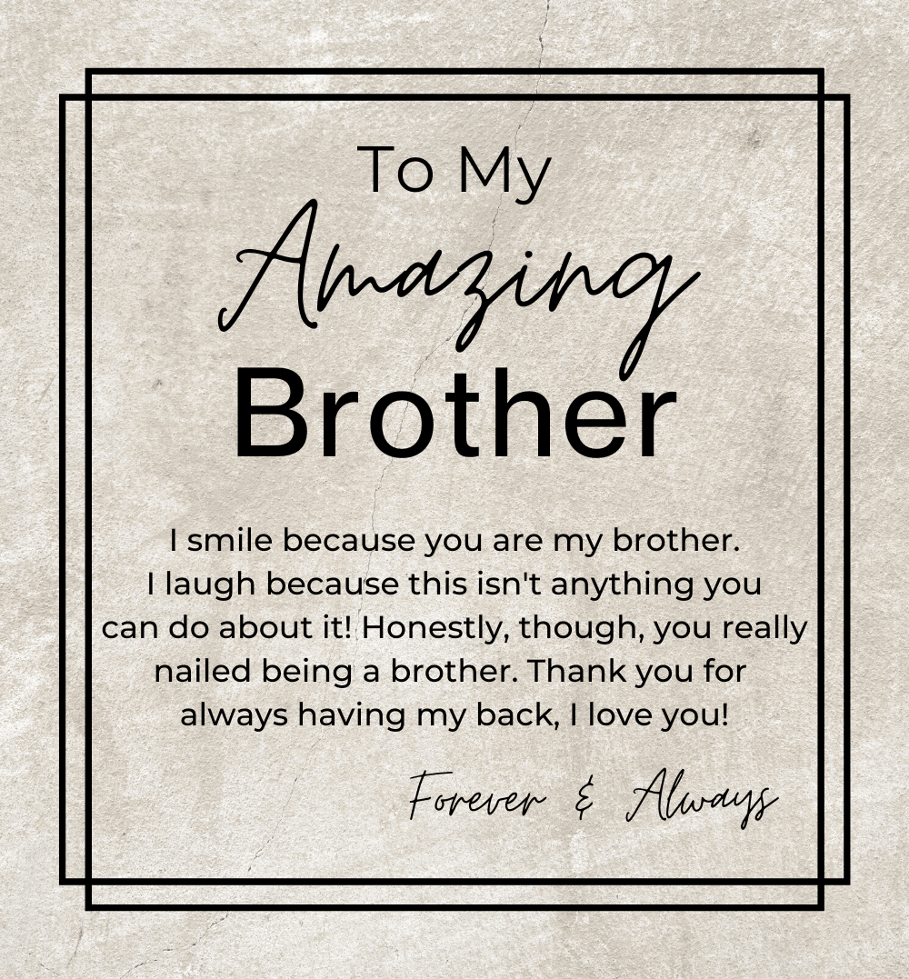 You Nailed Being a Brother - Funny Gift for Brother - Men's Openwork, Self Winding Watch + Watch Box