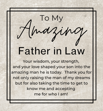 Your Wisdom, Strength and Love Made Your Son The Man He Is Today - Openwork Skeleton Watch + LED Watch Box - Gift for Father In Law, From Daughter in Law - Jewelry - Personalized Gift