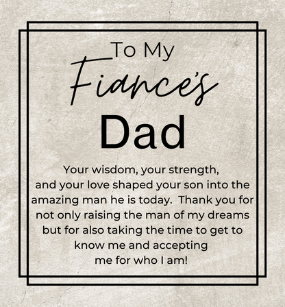 Your Wisdom, Strength and Love Made Your Son The Man He Is Today - Openwork Skeleton Watch + LED Watch Box - Gift for Groom's Dad - Jewelry - Personalized Gift